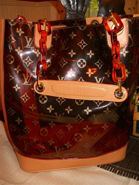 clear louis vuitton tote replica